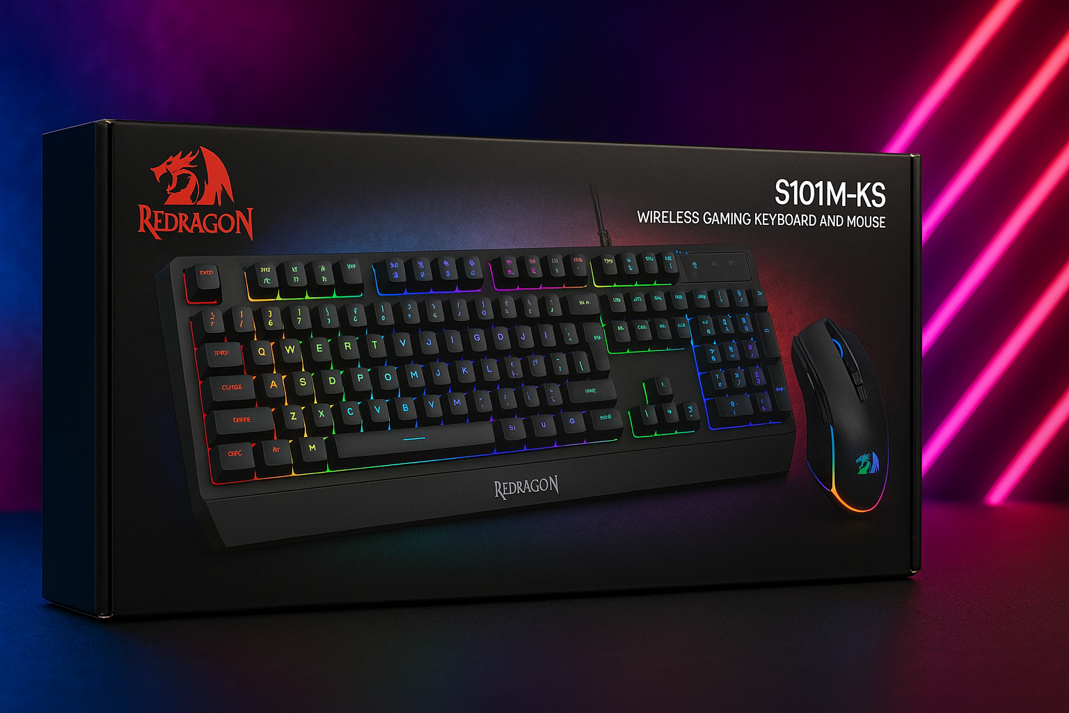 Redragon S101M-KS Wireless Gaming Keyboard and Mouse Review: Features, Use Cases, and Value