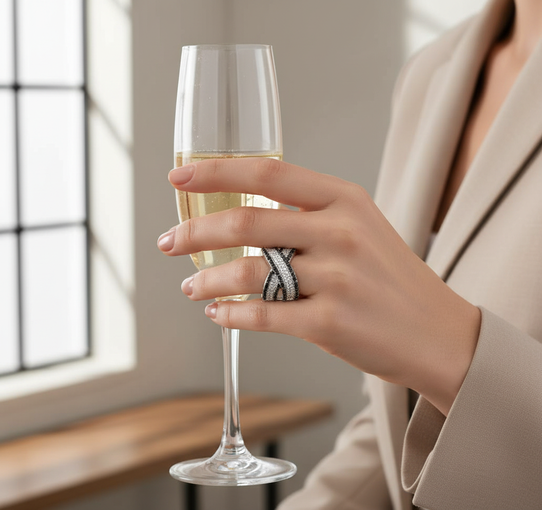 Top Benefits of the Dazzlingrock Round Black & White Diamond Women’s Cocktail Right Hand Ring for Everyday Life