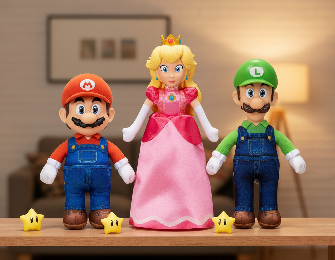 Review and Guide: Super Mario Galaxy Movie 9" Plush 3-Pack Featuring Mario, Luigi, and Princess Peach