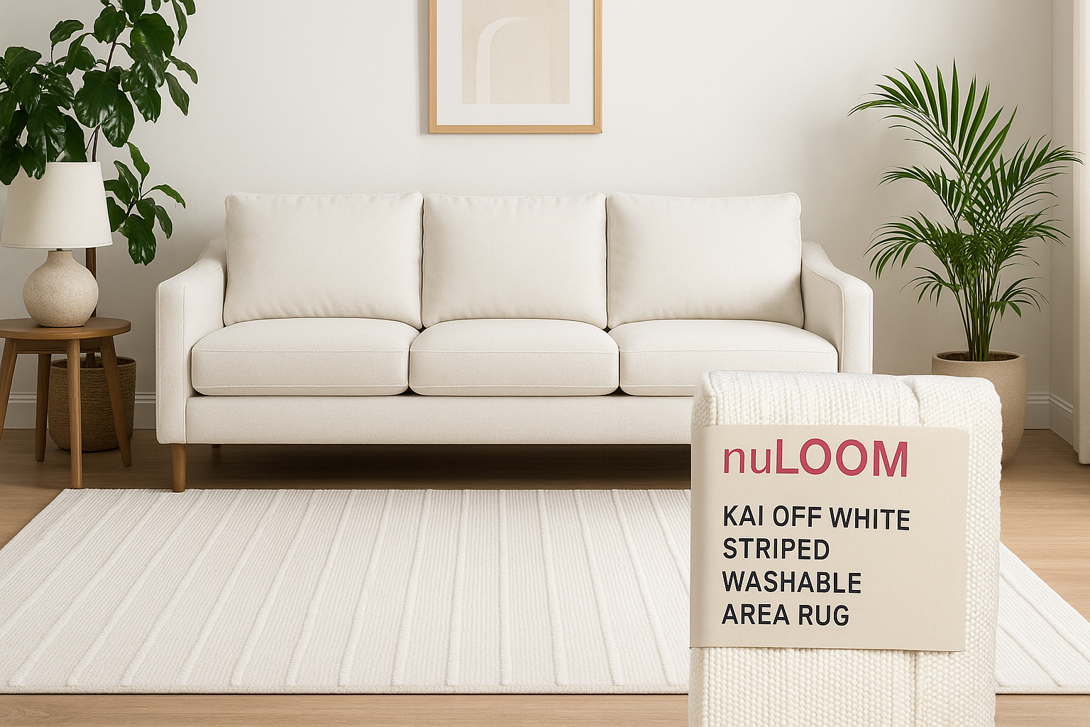 Smart Tips for Getting the Best Deal on the nuLOOM Kai Off White Striped Washable Area Rug